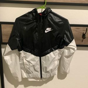 Black & White Nike Windbreaker Jacket